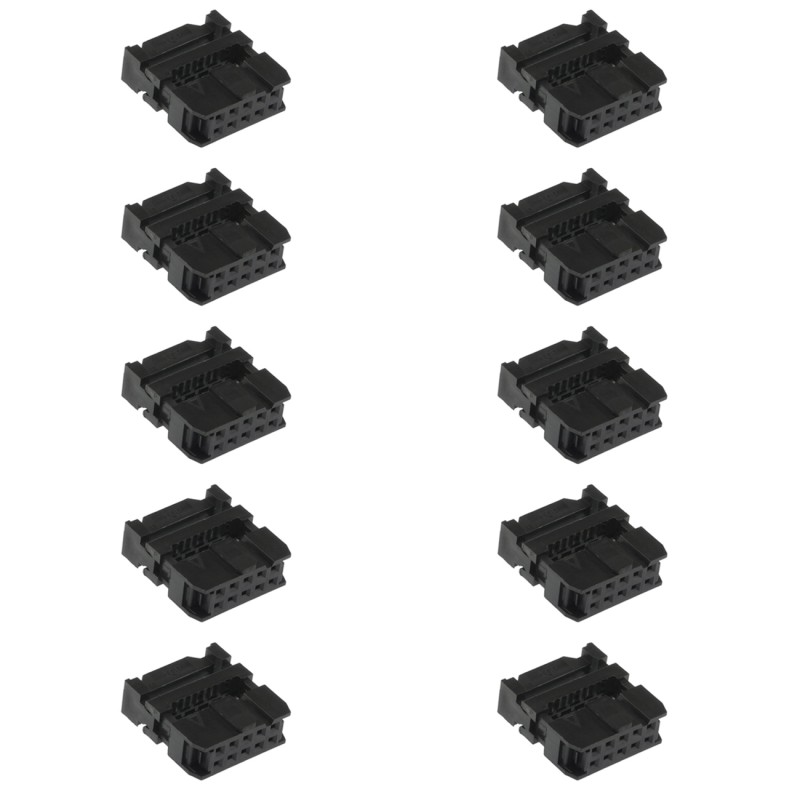 IDC Connector 2.54mm 10P for Ribbon Cable - 10pcs.