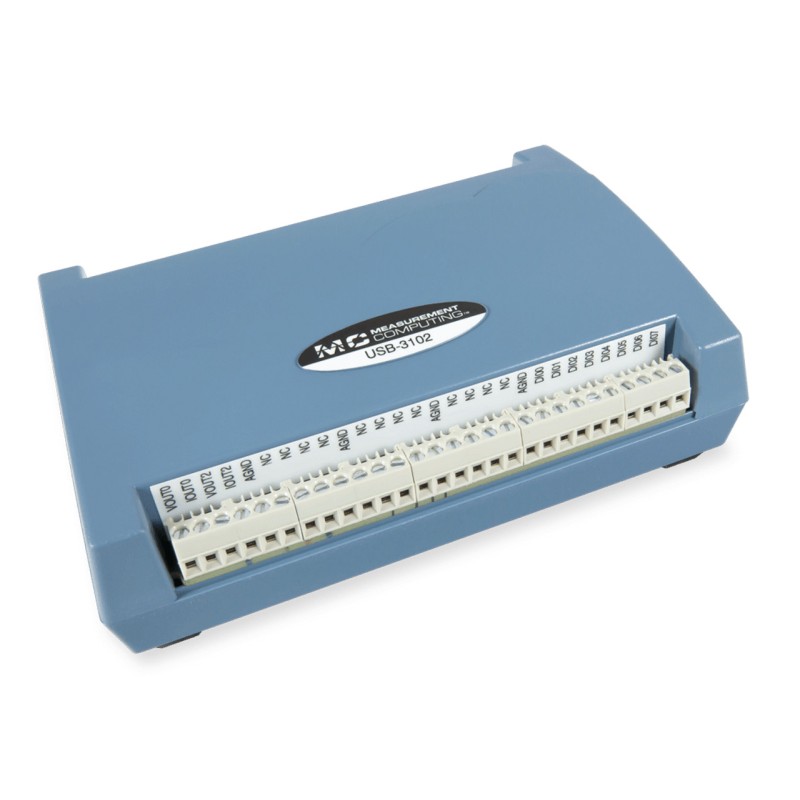 MCC USB-3102 (6069-410-030) – Moduł czterech wyjść napięciowych/prądowych USB MCC USB-3102 (6069-410-030) – Moduł czterech wyjść napięciowych/prądowych USB