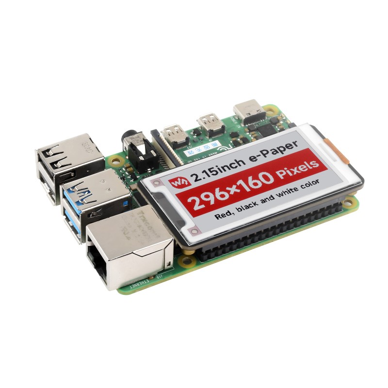 3.52inch e-Paper HAT 360 × 240 Low Power Wide Viewing Angle