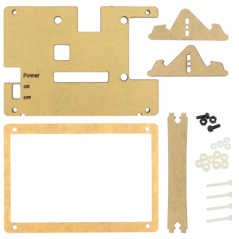 5-дюймовий РК-дисплей з HDMI та GPIO чорно-білий - Waveshare 11188