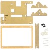 Obudowa do wyświetlacza LCD 5" z HDMI i GPIO czarno-biała - Waveshare 11188