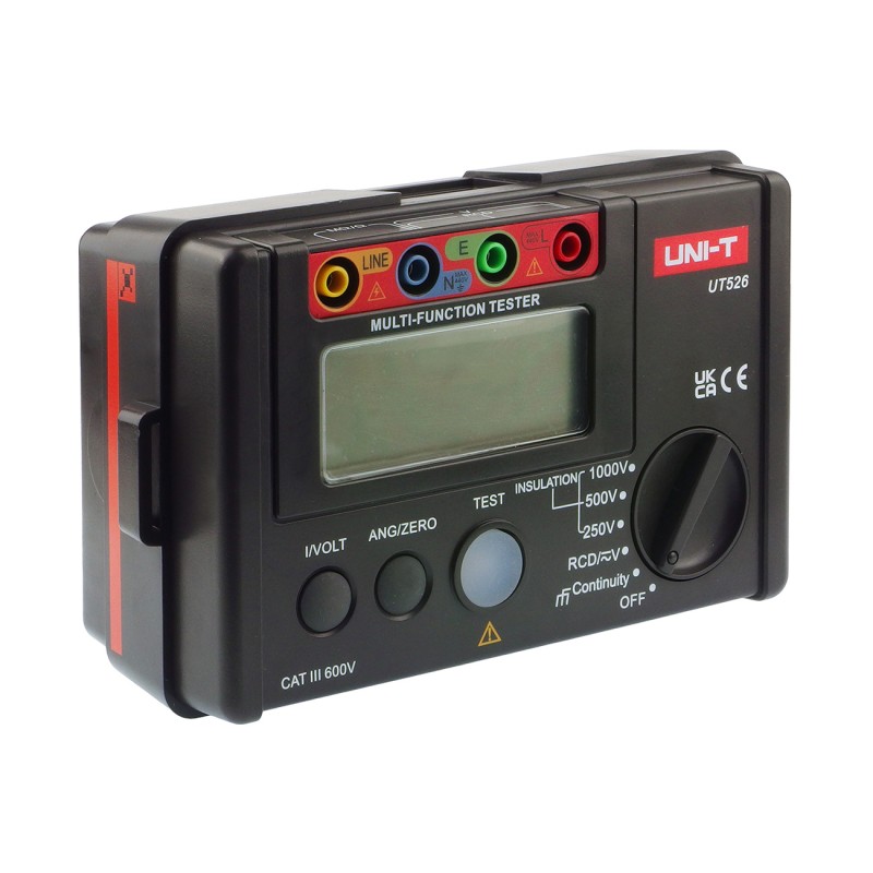 UT526 – багатофункціональний вимірювач для вимірювання ізоляції, ПЗВ та опору – UNI-T
