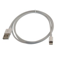 O.MG Cable Elite USB-A/Lightning - safety test cable with USB type A and Lightning connector (white)