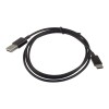 O.MG Cable Basic USB-A/USB-C - safety test cable with USB type A and USB type C connector (black)