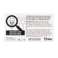 O.MG Malicious Cable Detector - USB cable detector with malware