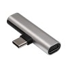 Adapter Akyga USB typ C / USB typ C (f) / Jack 3.5 mm DAC