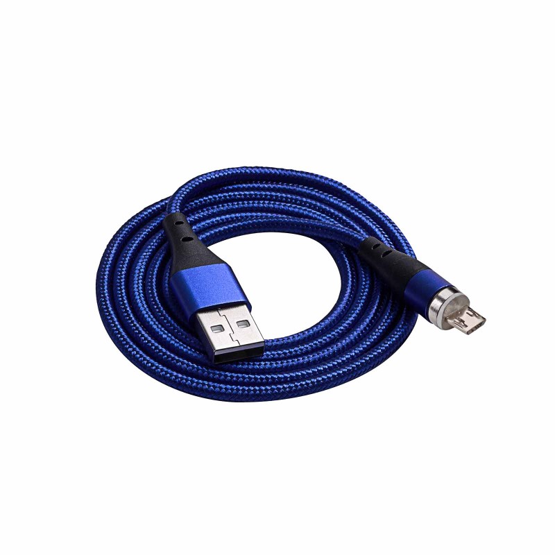 Kabel USB Akyga USB A / micro USB B magnetyczny 2.0 1m