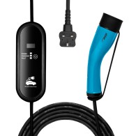 Charger for Electric Cars Akyga Type2 LCD 1-phase 16A 3.8kW 5m UK