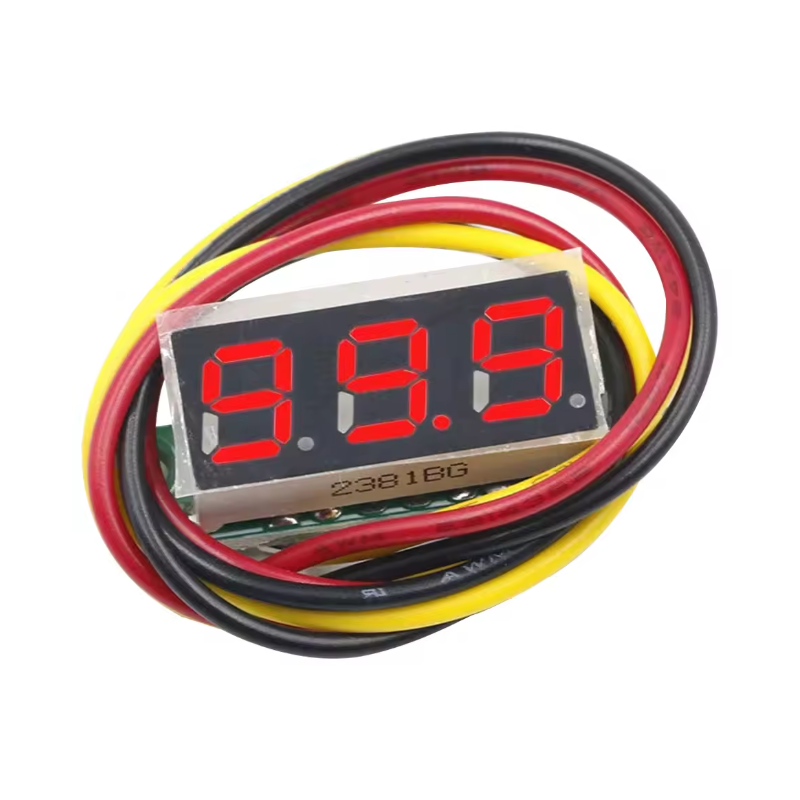 Moduł woltomierza 0-100V z wyświetlaczem LED - czerwony