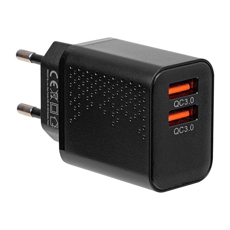 Ładowarka sieciowa gniazdo USBx2 QC 18W Blow
