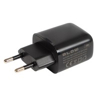 Ładowarka sieciowa gniazdo USB + USB-C QC 20W Blow