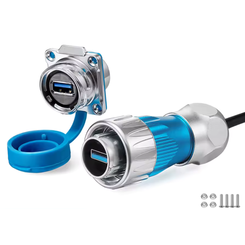 Złącze USB 3.0 typu A panelowe IP68