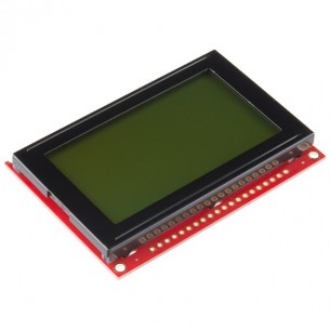 Wyświetlacz graficzny LCD 128x64 z podświetleniem LED (zielonym)