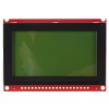 128x64 LCD graphic display with LED backlight (green)