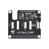PCIe TO 2-CH PCIe HAT