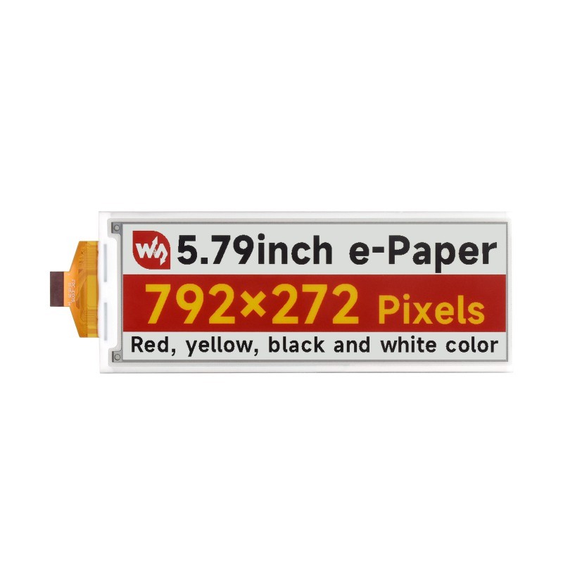e-Paper (G) 5.79″ E-Ink display 792×272 - Waveshare 27845