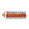 e-Paper (G) 5.79″ E-Ink display 792×272 - Waveshare 27845