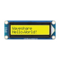 LCD1602 I2C module green 2×16 alphanumeric - Waveshare 30496