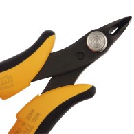 Piergiacomi PG-TR25P Miniature Cutting Pliers, Bent, 132mm, with Small Chamfer