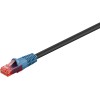 CAT 6 patch cable for outdoor use, U/UTP, black, 30 m Goobay