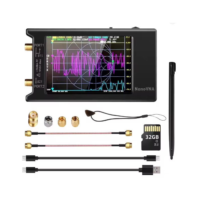 nanoVNA-H4 - wektorowy analizator sieci 10kHz-1,5GHz - sklep Kamami