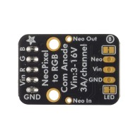 NeoRGB Stemma - moduł ze sterownikiem taśm LED RGB WS2811