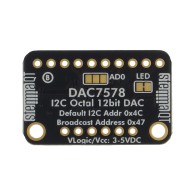 STEMMA QT DAC7578 Breakout - moduł z 8-kanałowym konwerterem DAC I2C DAC7578