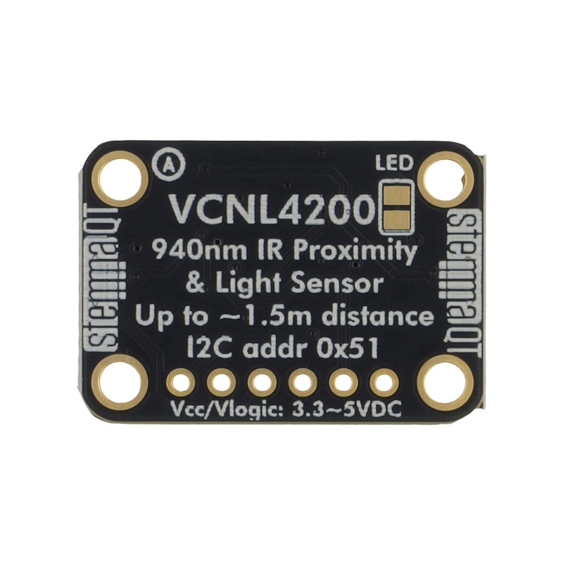 STEMMA QT VCNL4200 Sensor - модуль з датчиком наближення та освітлення VCNL4200