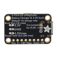 BQ25185 USB/DC/Solar Charger - moduł z ładowarką Li-Ion/Li-Po i przetwornicą 3,3V