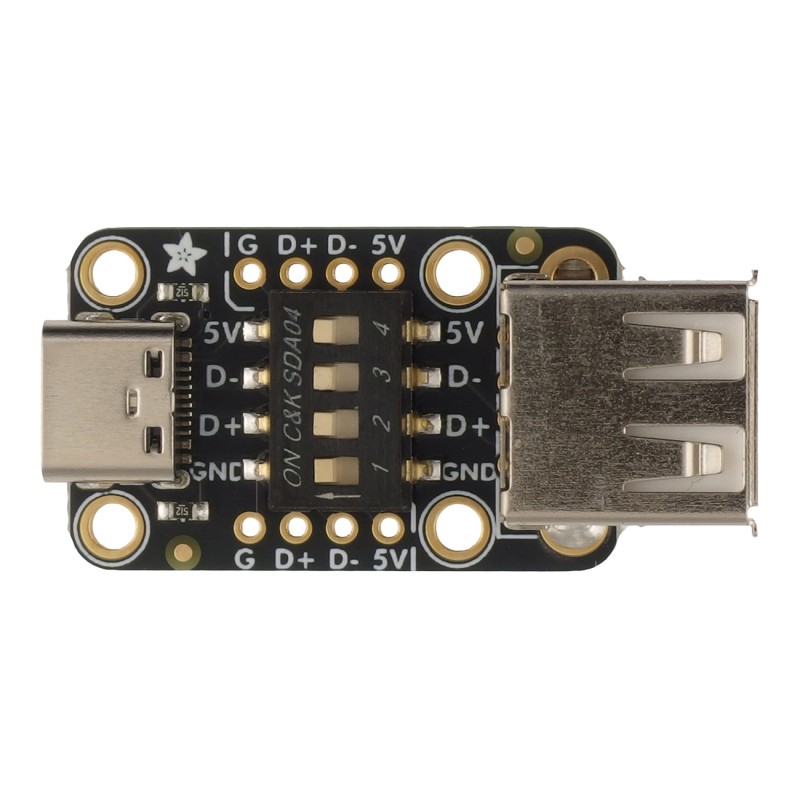Adafruit Switchable USB Type A to C Breakout Board