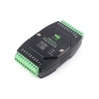Modbus RTU Analog Input 8-channel module (B), 0-10 V inputs with RS485 interface - Waveshare 25767