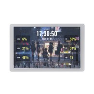 8" USB AIO LCD monitor silver for computer monitoring - Waveshare 27363