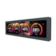 Monitor USB AIO 8,8" LCD grey do monitorowania danych komputera - Waveshare 27465