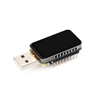 RP2350 development board with 1.47″ display, USB-A port, and soldered connector - Waveshare 31160