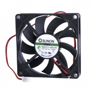 Sunon ME80151V1-000U-A99 axial fan 12VDC 80x80x15mm 62.86m3/h 34.7dBA