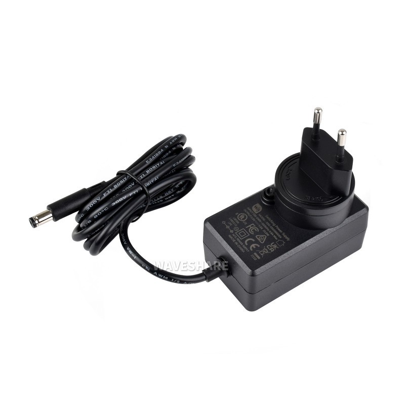 Zasilacz sieciowy 5 V 5 A 5.5×2.1 mm 1,2 m (EU) - Waveshare 30767