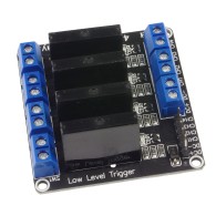 4-channel SSR 240V / 2A relay module with fuse