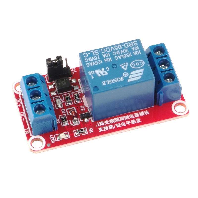Power module with 5V relay and input optoisolation