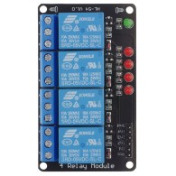 Moduł z czterema przekaźnikami 10 A/150 VAC i 10 A/24 VDC