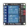Moduł z dwoma przekaźnikami 10A/150VAC (10A/24VDC)