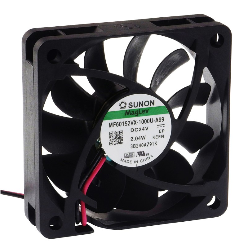 DC axial fan 2,04W 60x60x15 mm