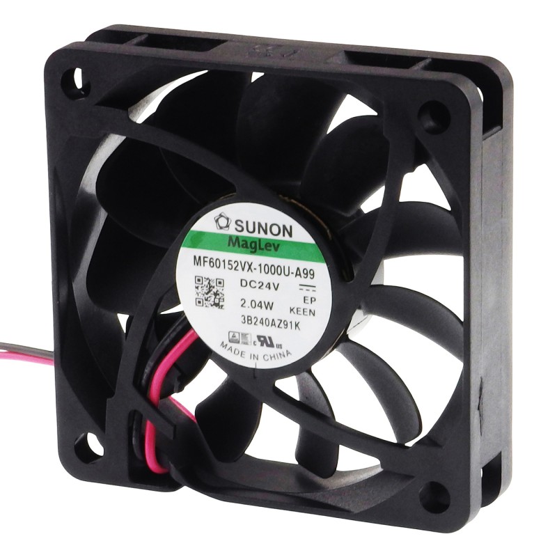 Осьовий вентилятор постійного струму 2,04 Вт 60x60x15 мм