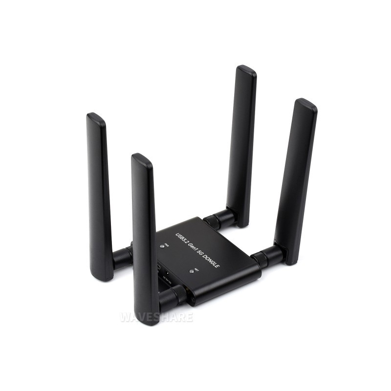 Modem 5G RM530N-GL 5G dongle (B) USB 3.2 z 4 antenami i aluminiową obudową - Waveshare 30238