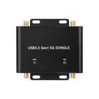 RM530N-GL 5G USB 3.2 dongle (B) with 4 antennas in aluminum housing - Waveshare 30238