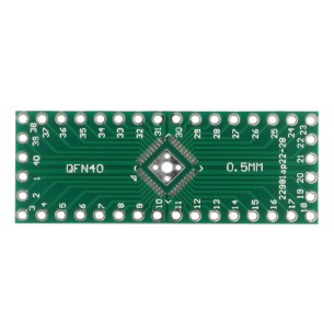 PCB QFN32/QFN40 to DIP adapter