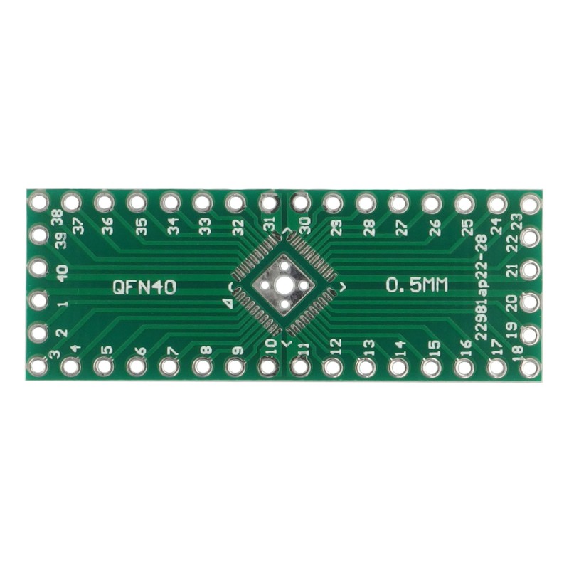 PCB QFN32/QFN40 to DIP adapter