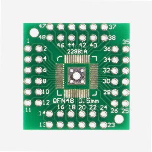 Adapter PCB QFP44/LQFP48 na DIP44/DIP48