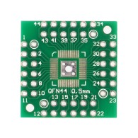 Adapter PCB QFP44/LQFP48 na DIP44/DIP48