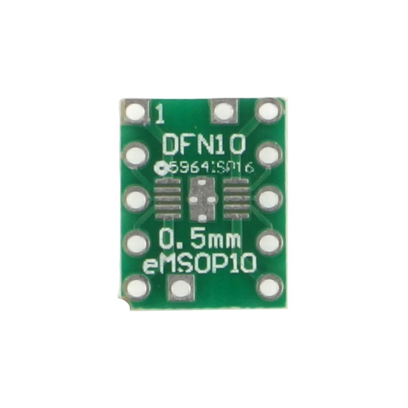 PCB DFN10 to DIP10 adapter