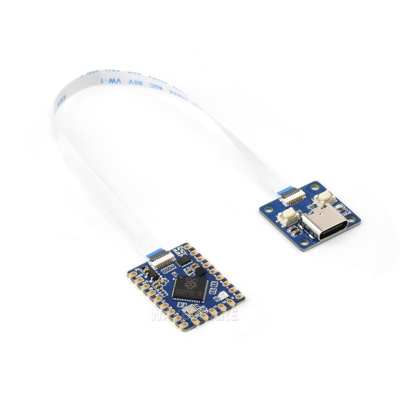 RP2350-Tiny development kit with USB adapter and FPC cable - Waveshare 29394